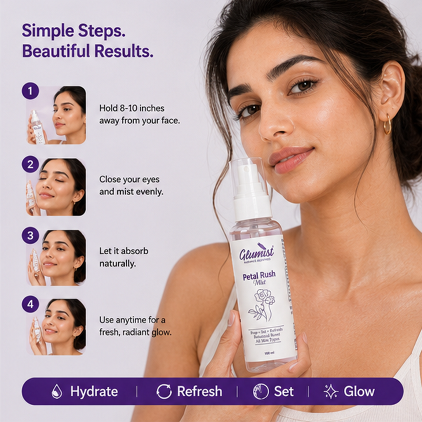 Glumist Petal Rush™ Rose Mist