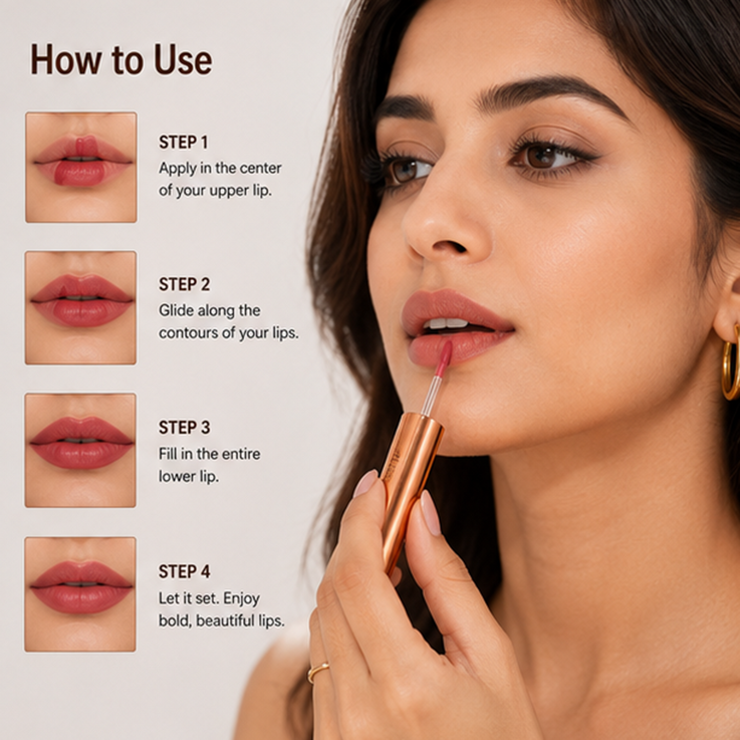 Glumist Studio Ready™ Lips – Pack of 6 Liquid Lip Colors