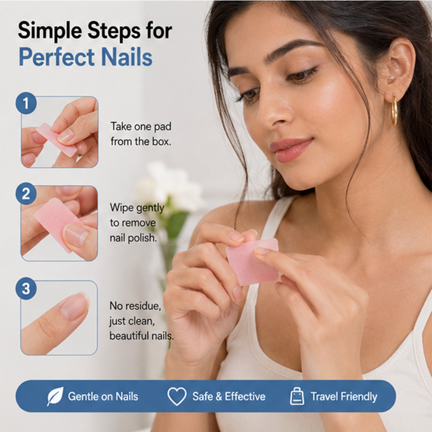 Glumist Wipe Out™ Nail Polish Remover Strips