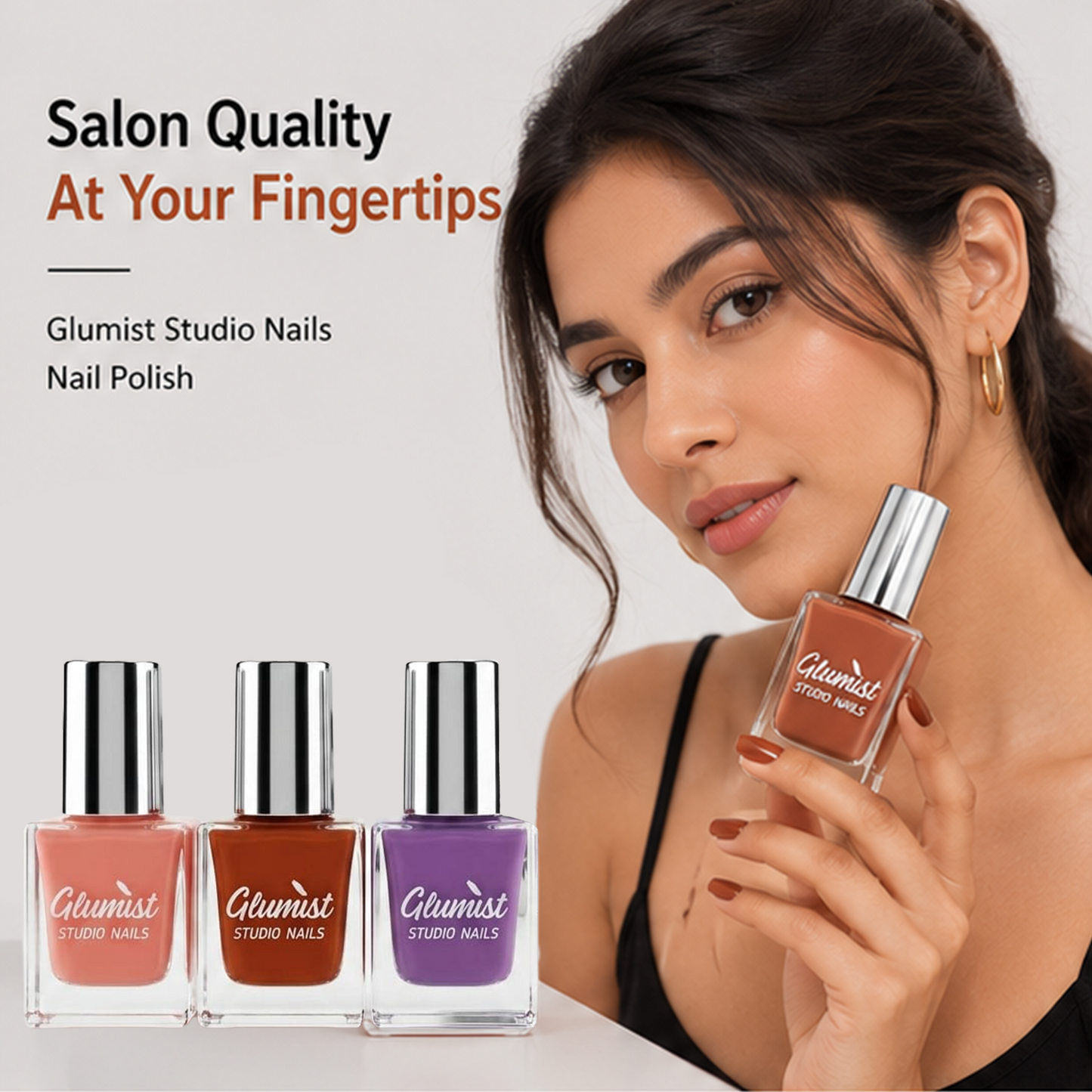 Glumist Studio Nails™ 3-Piece Nail Polish Set