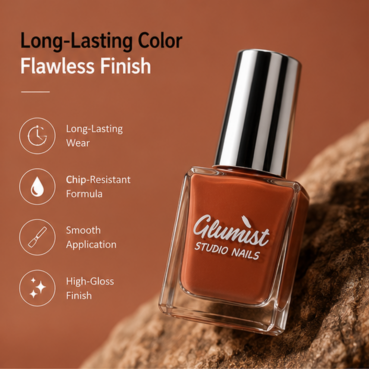 Glumist Studio Nails™ 3-Piece Nail Polish Set