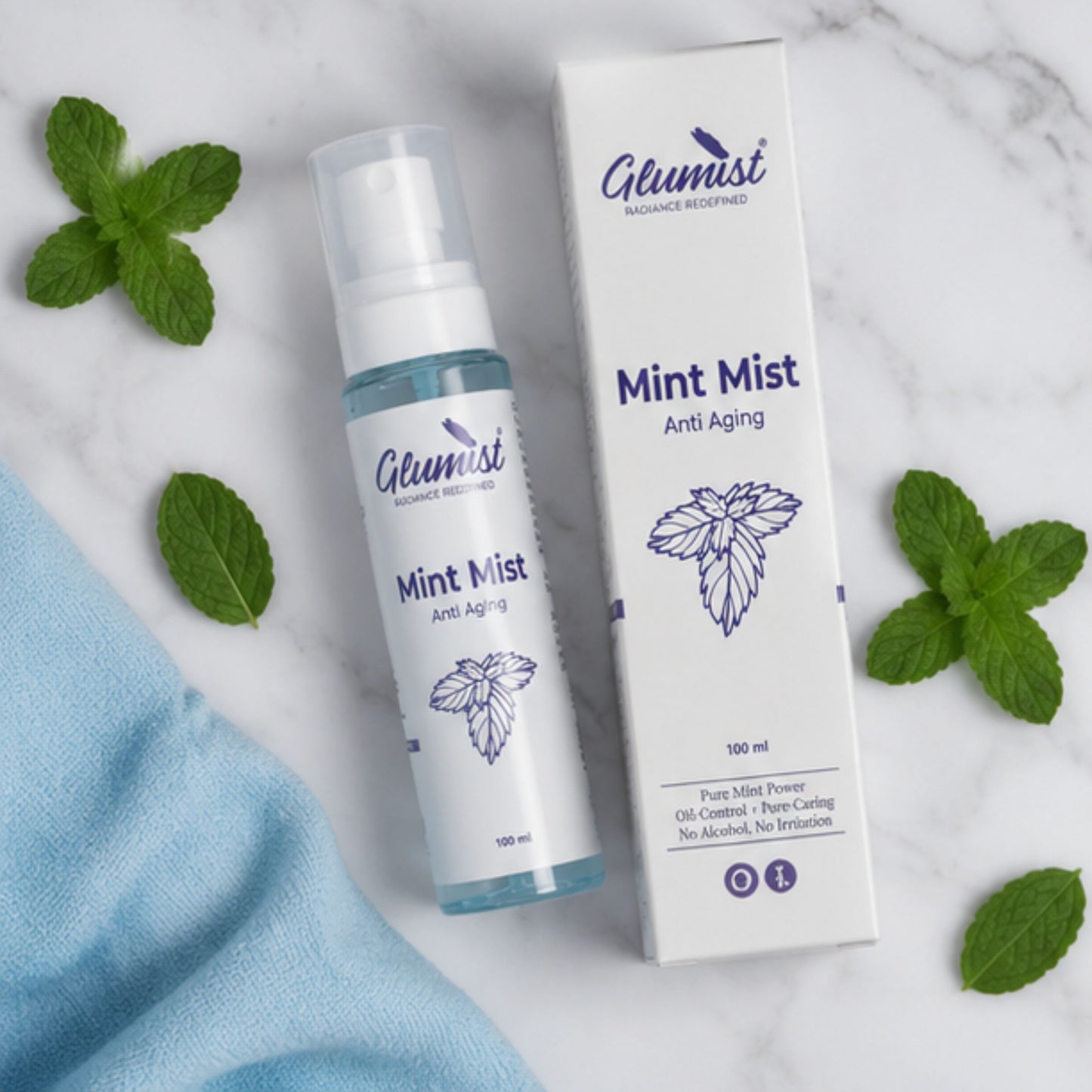 Glumist Mint Mist™ Anti-Aging Pore Tonic