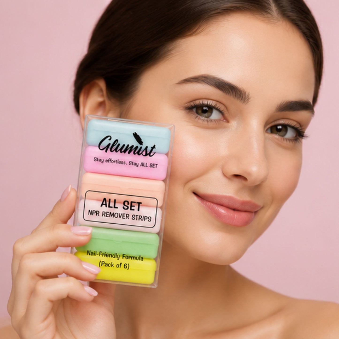 Glumist All Set™ Nail Polish Remover Strips – Pack of 6