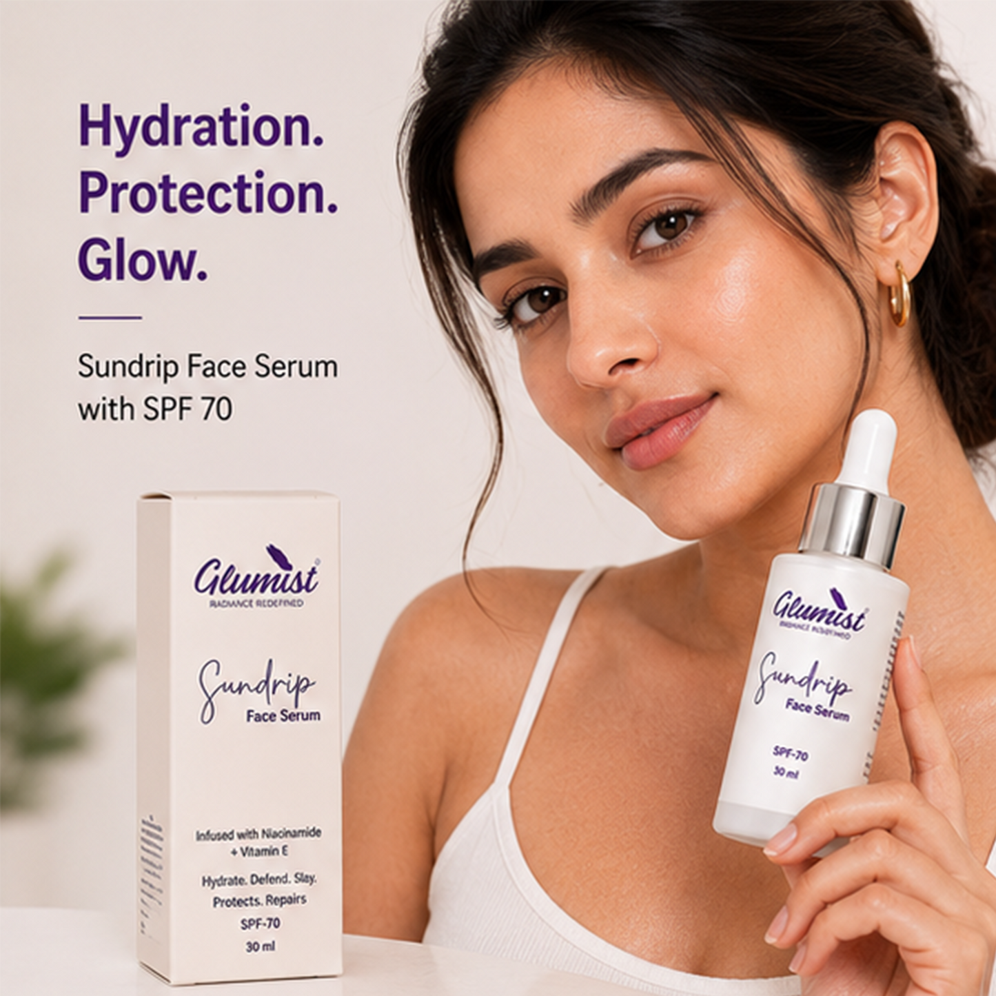 Glumist Sundrip™ Face Serum SPF 70