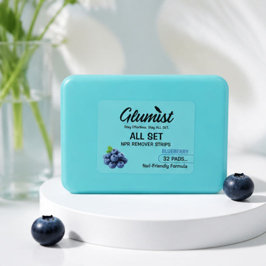 Glumist All Set™ Nail Polish Remover Pads – Blueberry