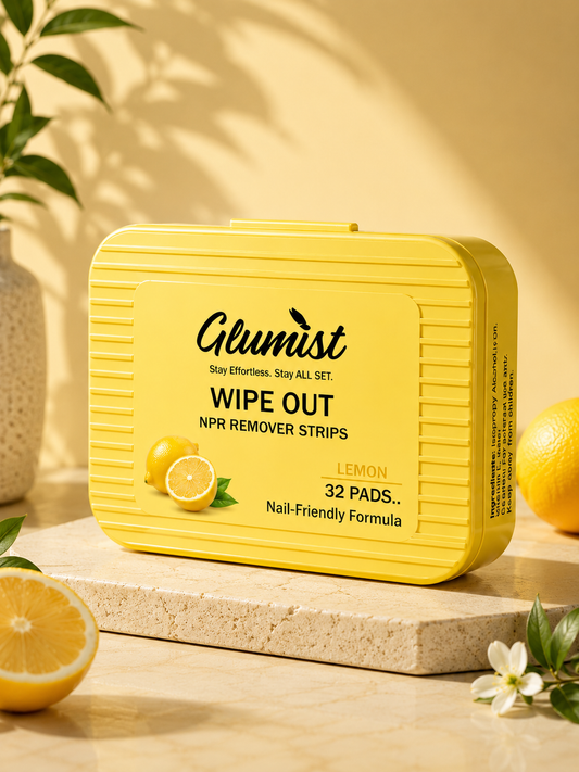 Glumist Wipe Out™ Nail Polish Remover Pads – Lemon
